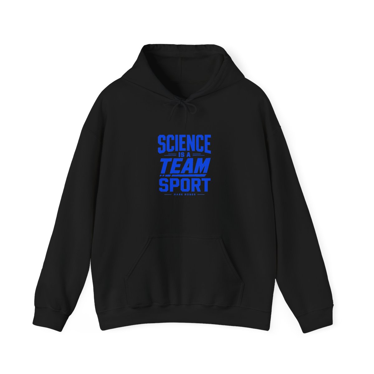 Mark Rober "Science is a Team Sport" Hoodie - alternate angle 2, merchandise
