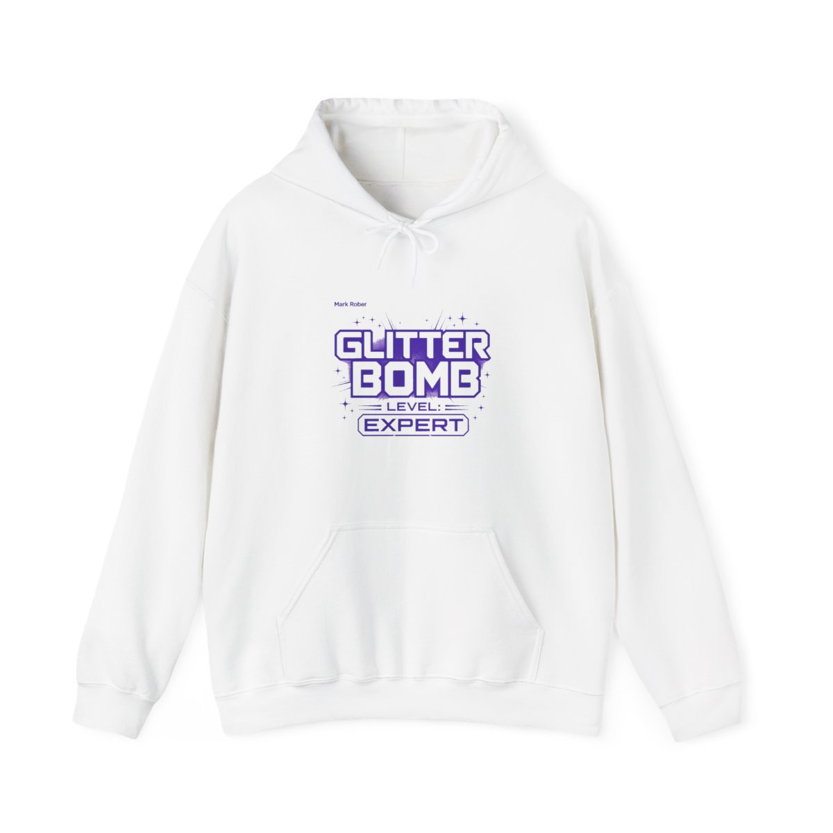 Mark Rober "Glitter Bomb Level: Expert" Hoodie - alternate angle 2, merchandise
