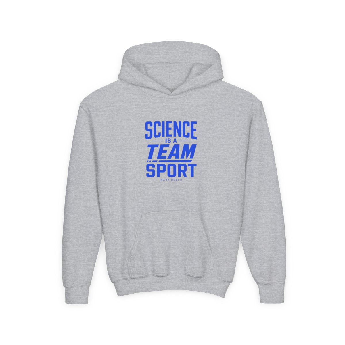 Mark Rober "Science is a Team Sport" Kids Hoodie - alternate angle 3, merchandise