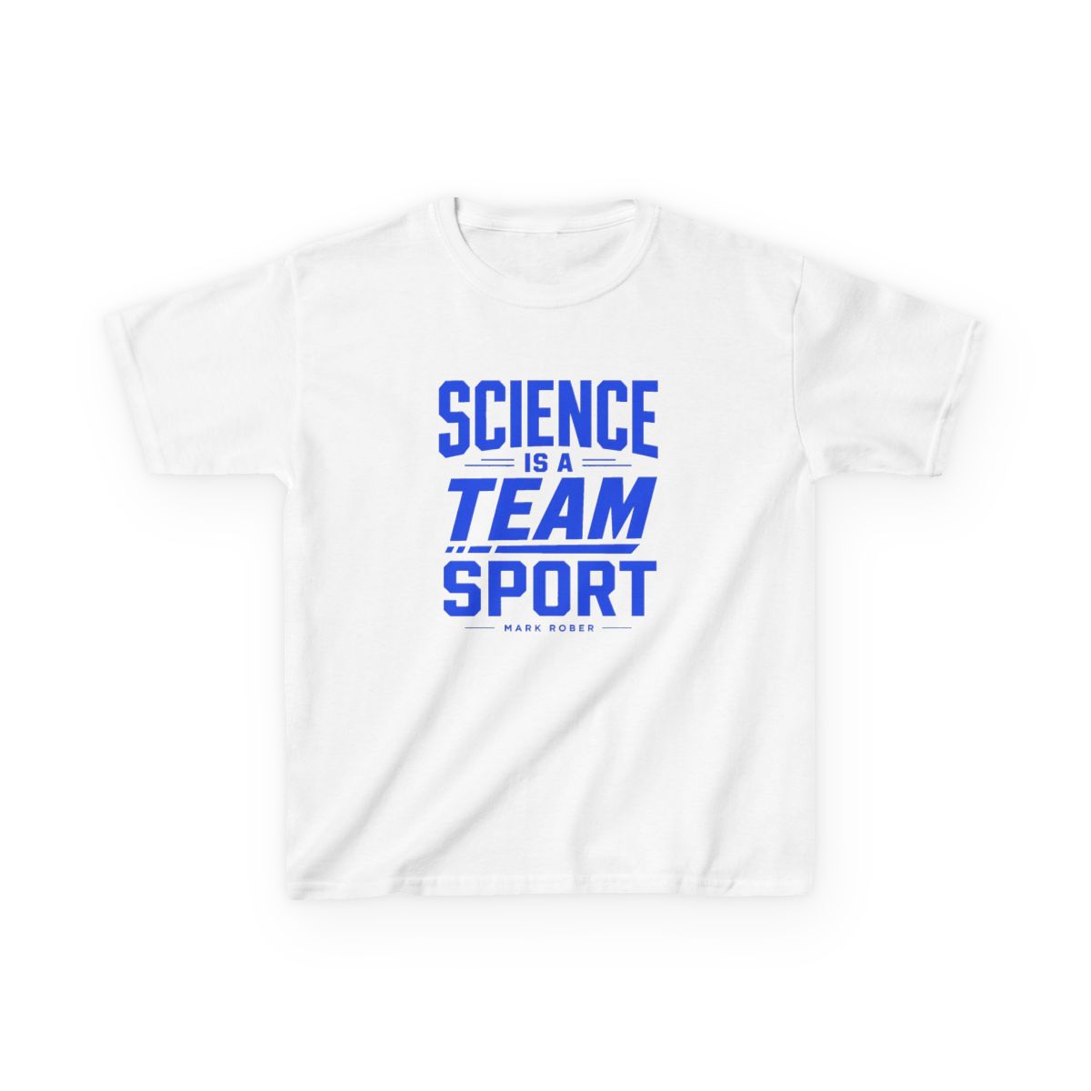 Mark Rober "Science is a Team Sport" Unisex Kids Tee — official Mark Rober T-Shirts